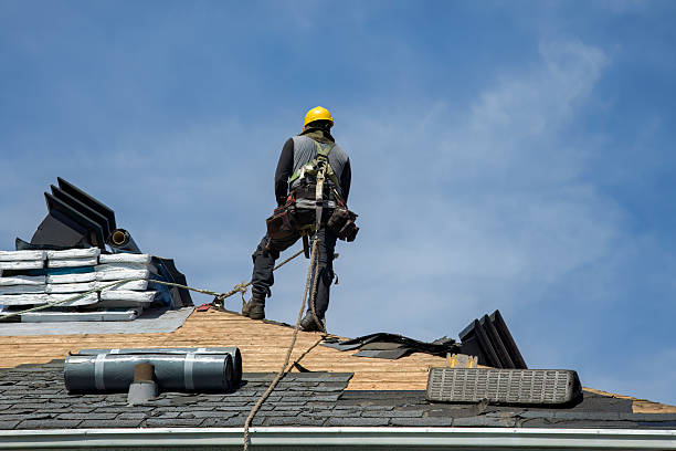 Professional Flat Roof Repair technician working in Apache, OK